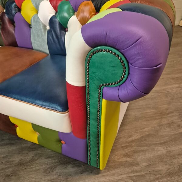 Chesterfield Sofa Leather Model Carnival 2,90 m - Image 8