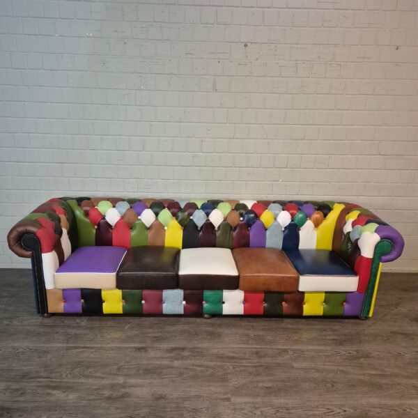 Chesterfield Sofa Leather Model Carnival 2,90 m - Image 2
