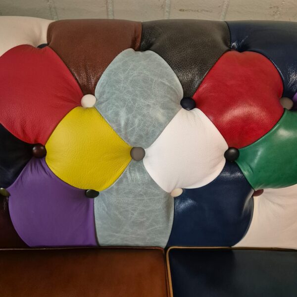 Chesterfield Sofa Leather Model Carnival 2,90 m - Image 6