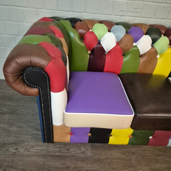 Chesterfield Sofa Leather Model Carnival 2,90 m - Image 4