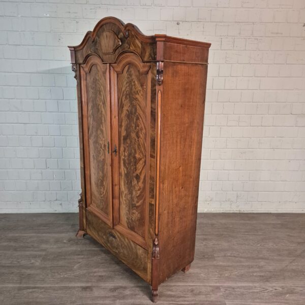 Wardrobe Louis Philippe 1860 Mahogany - Image 2