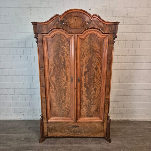 Wardrobe Louis Philippe 1860 Mahogany - Image 3