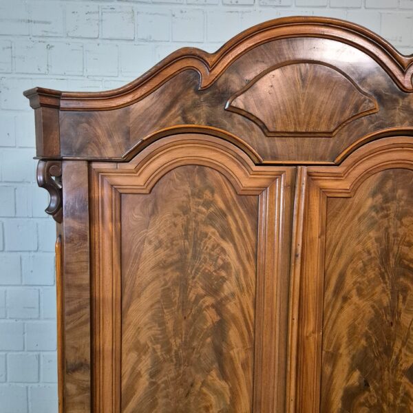 Wardrobe Louis Philippe 1860 Mahogany - Image 4