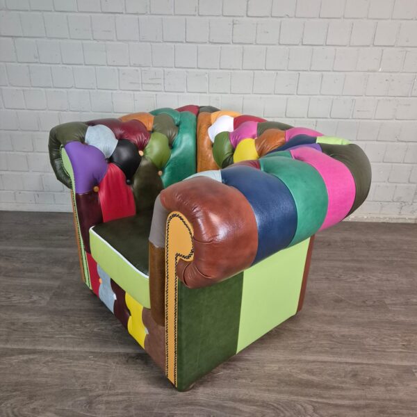 Chesterfield Armchair Leather Model Carnival - Image 3