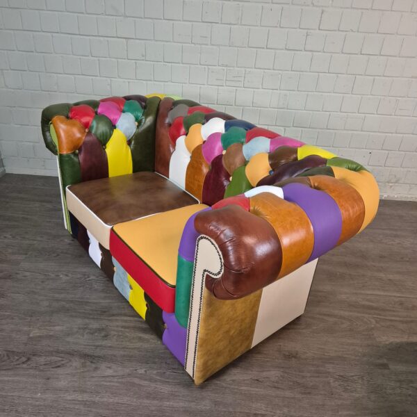 Chesterfield Sofa Leather Model Carnival 1,63 m - Image 3