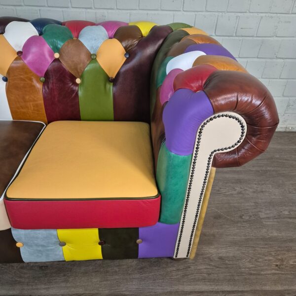 Chesterfield Sofa Leather Model Carnival 1,63 m - Image 6