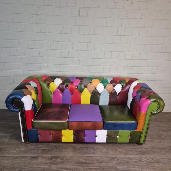 Chesterfield Sofa Model Carnival 3-2-1 Leather - Image 6