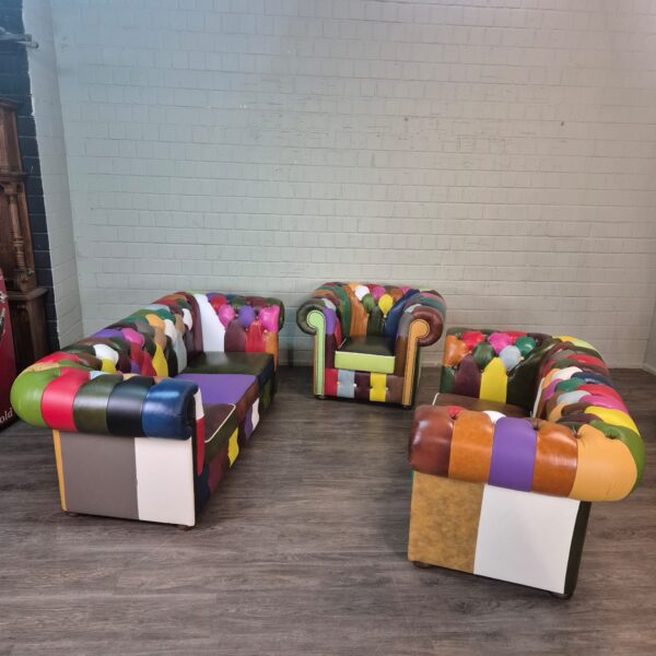 Chesterfield Sofa Model Carnival 3-2-1 Leather - Image 2