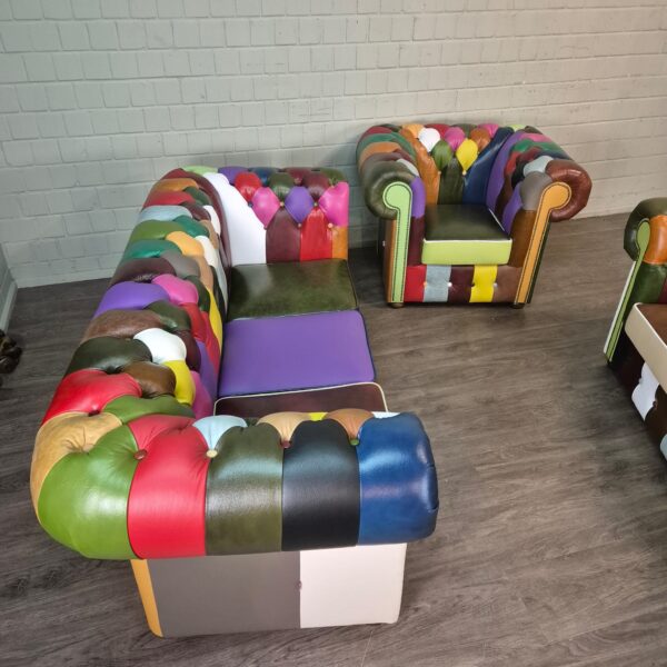 Chesterfield Sofa Model Carnival 3-2-1 Leather - Image 4