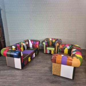 Chesterfield Sofa Model Carnival 3-2-1 Leather