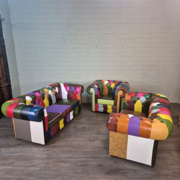 Chesterfield Sofa Model Carnival 3-2-1 Leather