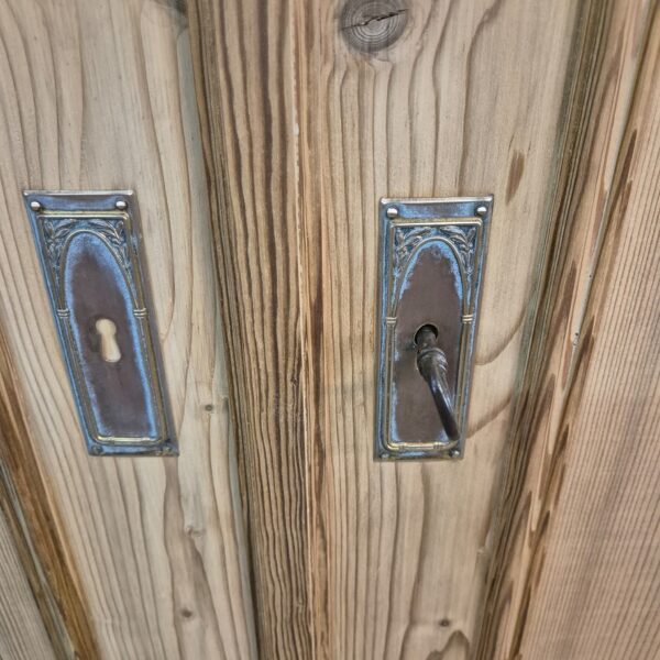 Wardrobe Jugendstil 1900 Pine - Image 6