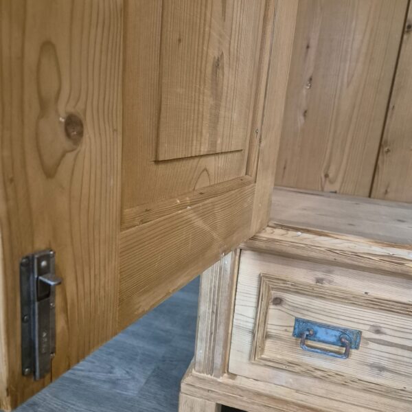 Wardrobe Jugendstil 1900 Pine - Image 10