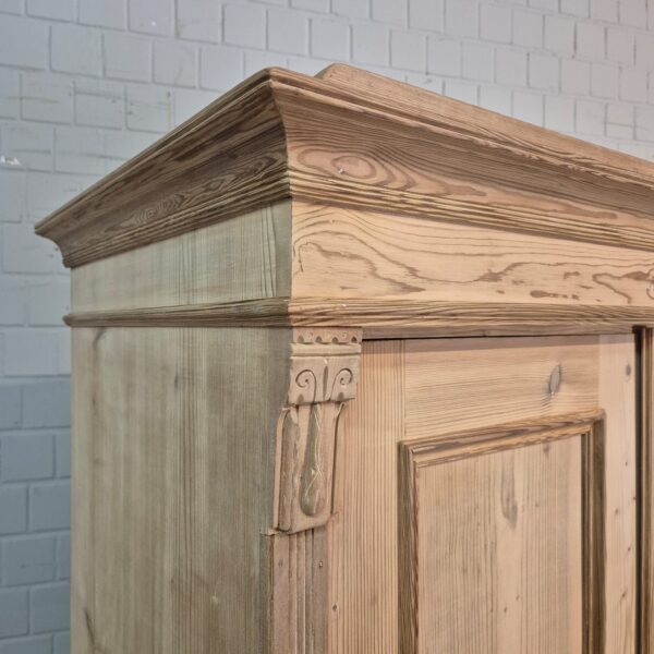Wardrobe Jugendstil 1900 Pine - Image 4