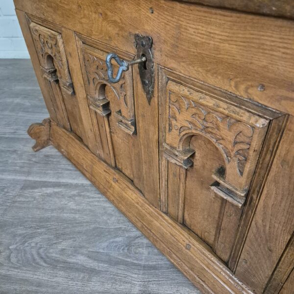 Chest Baroque 1780 Oak - Image 12