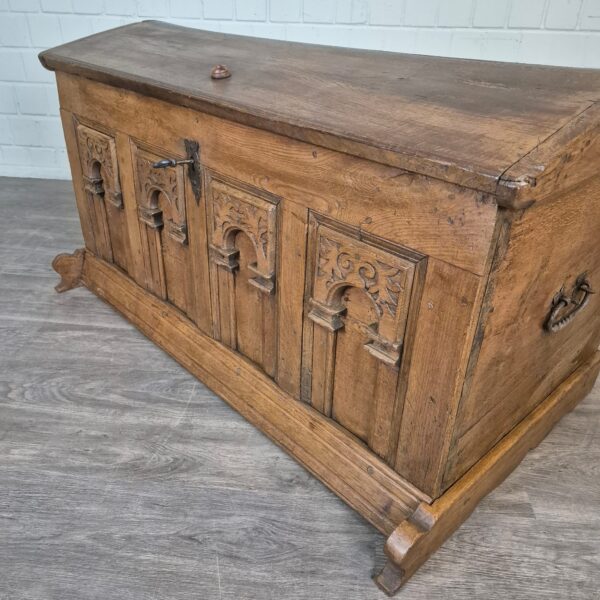 Chest Baroque 1780 Oak - Image 6
