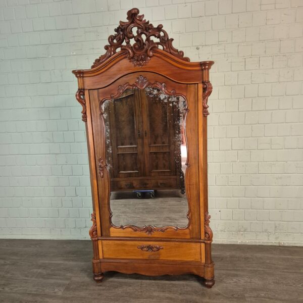 Cabinet Biedermeier 1860 Mahogany - Image 2