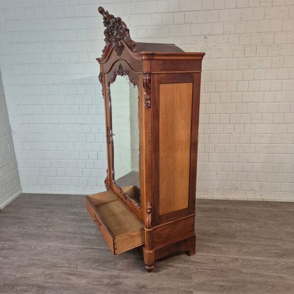 Cabinet Biedermeier 1860 Mahogany - Image 21