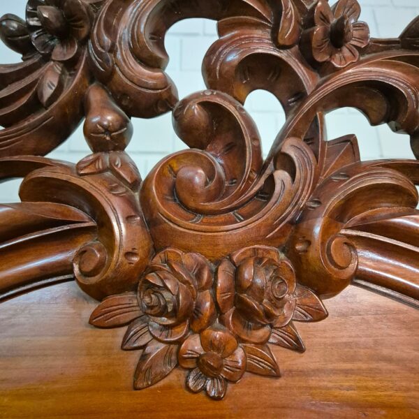 Cabinet Biedermeier 1860 Mahogany - Image 12