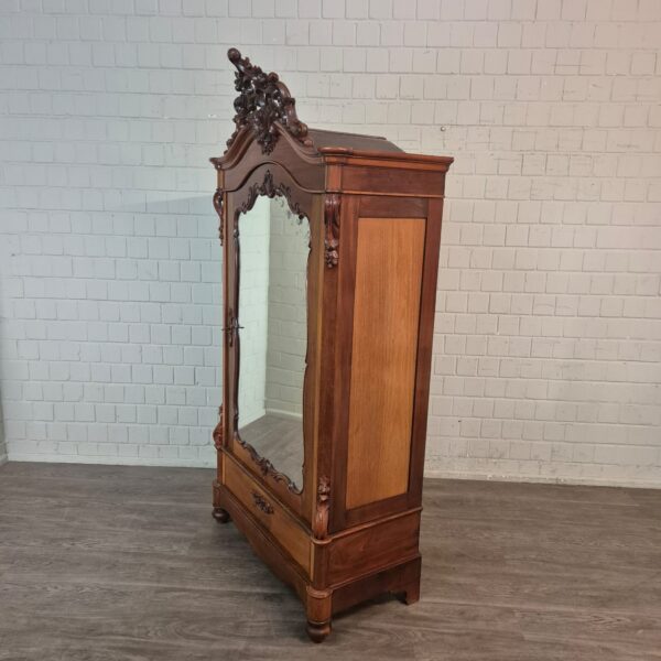 Cabinet Biedermeier 1860 Mahogany - Image 3