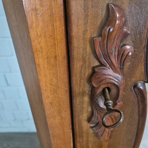Cabinet Biedermeier 1860 Mahogany - Image 8