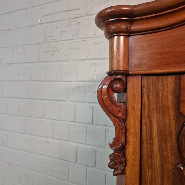 Cabinet Biedermeier 1860 Mahogany - Image 11