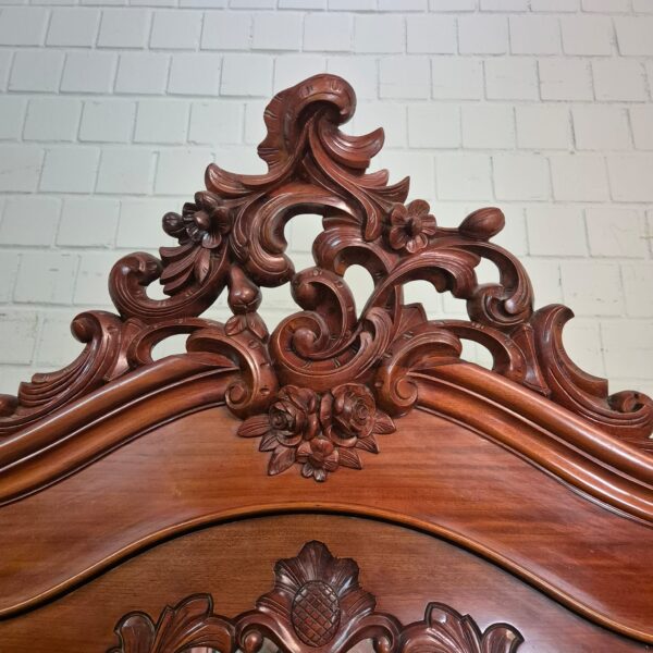 Cabinet Biedermeier 1860 Mahogany - Image 13