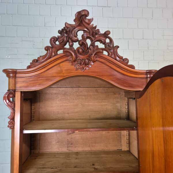 Cabinet Biedermeier 1860 Mahogany - Image 16