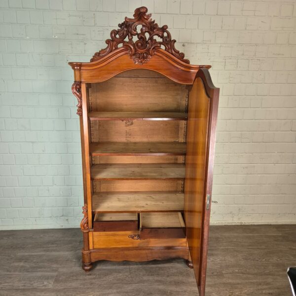 Cabinet Biedermeier 1860 Mahogany - Image 15