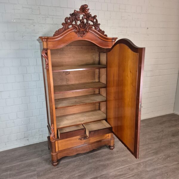 Cabinet Biedermeier 1860 Mahogany - Image 14