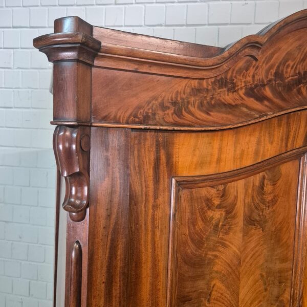 Wardrobe Louis Philippe 1860 Mahogany - Image 10