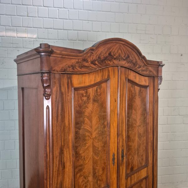 Wardrobe Louis Philippe 1860 Mahogany - Image 9