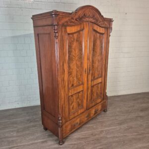 Wardrobe Louis Philippe 1860 Mahogany