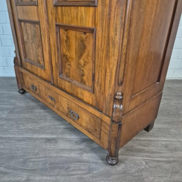 Wardrobe Louis Philippe 1860 Mahogany - Image 6