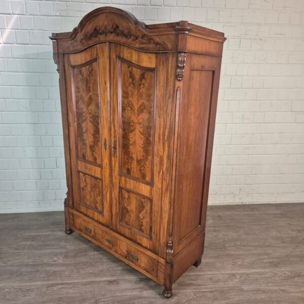 Wardrobe Louis Philippe 1860 Mahogany - Image 3