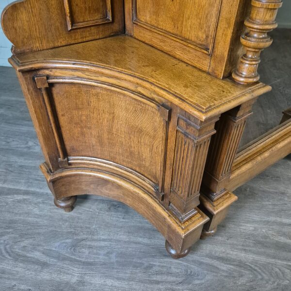 Display Case Gründerzeit 1880 Oak - Image 6