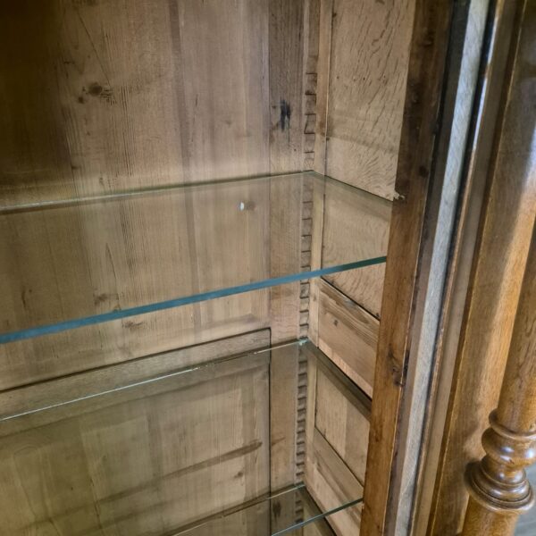 Display Case Gründerzeit 1880 Oak - Image 15