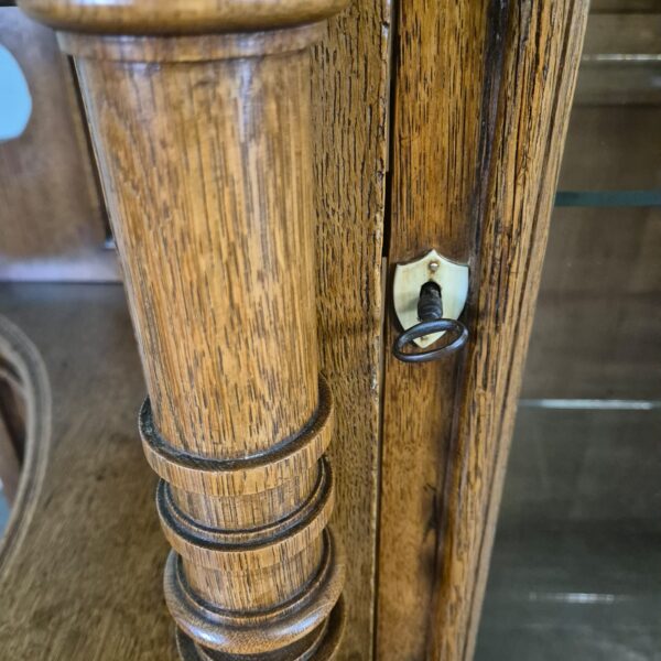 Display Case Gründerzeit 1880 Oak - Image 12