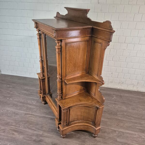 Display Case Gründerzeit 1880 Oak - Image 3
