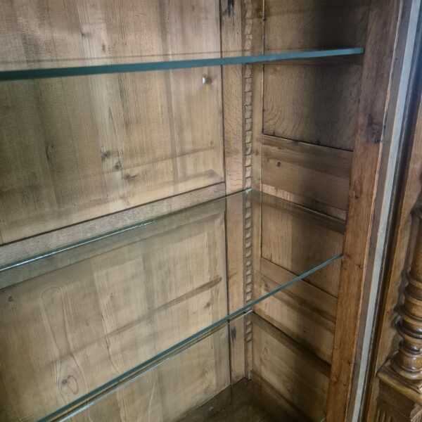Display Case Gründerzeit 1880 Oak - Image 14