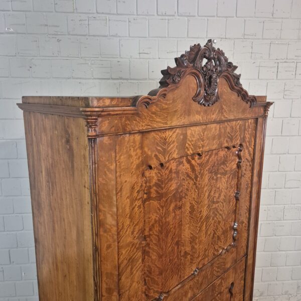 Cabinet Louis Philippe 1860 Birch - Image 3