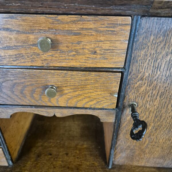 Secretary Biedermeier 1820 Oak - Image 15