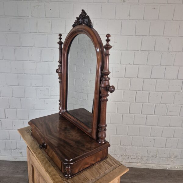 Mirror Biedermeier 1850 Mahogany - Image 2