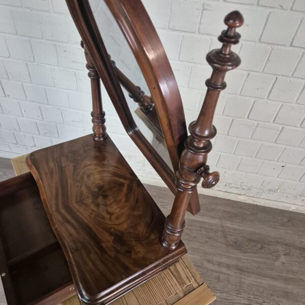 Mirror Biedermeier 1850 Mahogany - Image 10