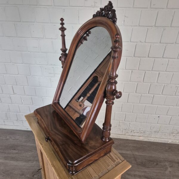 Mirror Biedermeier 1850 Mahogany - Image 3