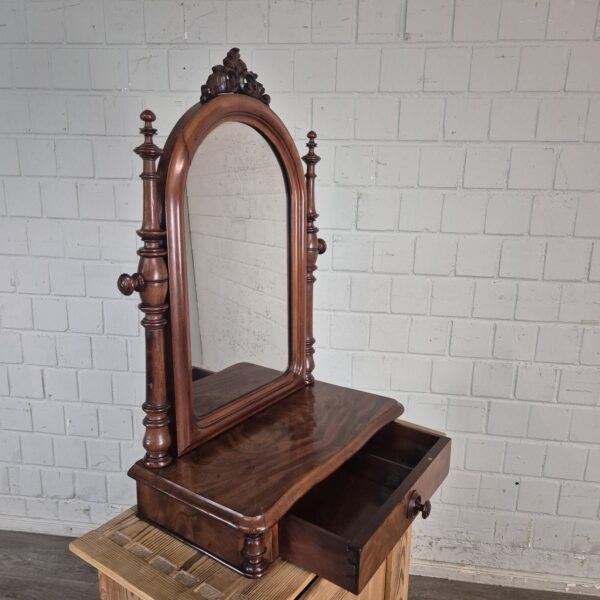 Mirror Biedermeier 1850 Mahogany - Image 6