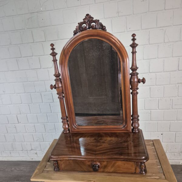 Mirror Biedermeier 1850 Mahogany - Image 4