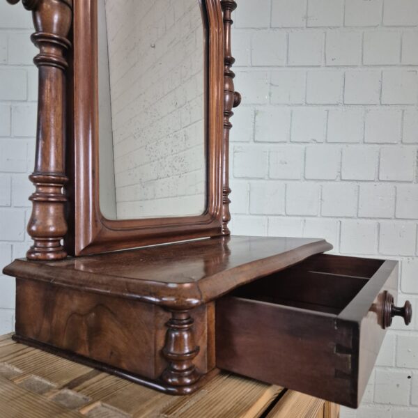 Mirror Biedermeier 1850 Mahogany - Image 7