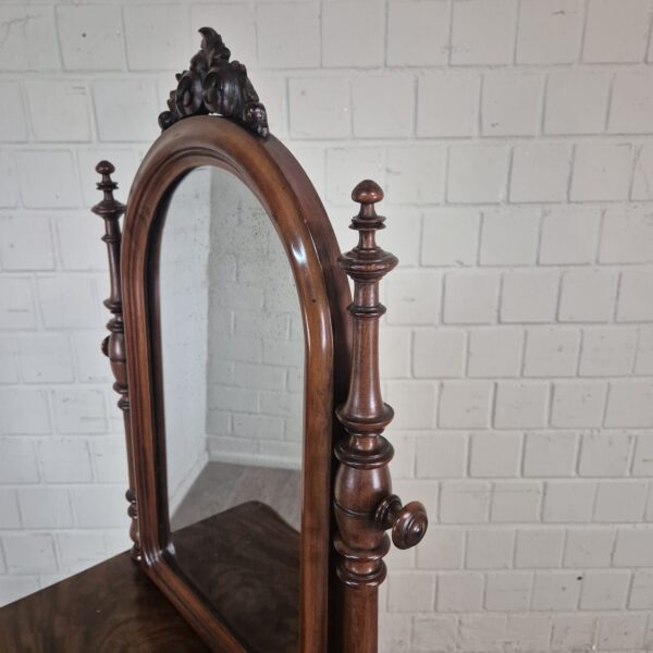 Mirror Biedermeier 1850 Mahogany - Image 8
