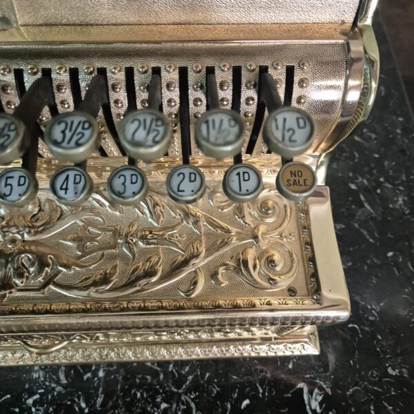 Cash Register National 1897 Copper Brass - Image 9